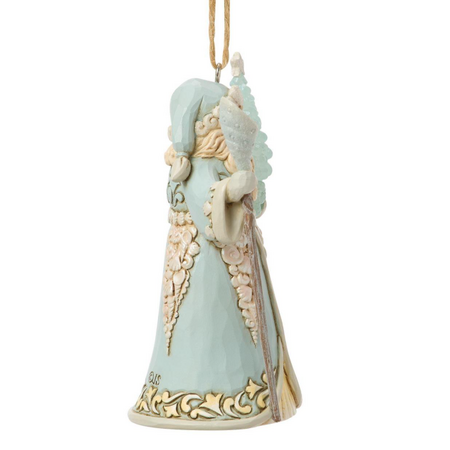 Jim Shore Jim Shore Coastal Santa with Sea Glass Tree Ornament