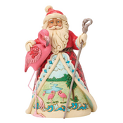 Jim Shore Jim Shore Santa with Flamingo Figurine