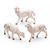 Fontanini Fontanini White Sheep Set 7.5" Collection