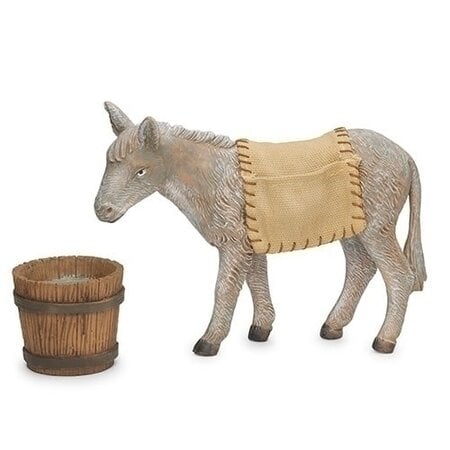 Fontanini Fontanini Mary's Donkey with Trough 7.5" Collection