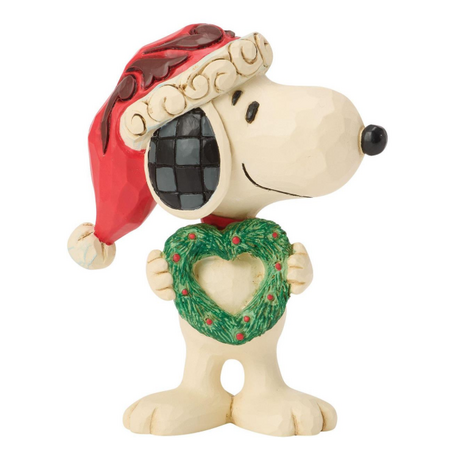 Jim Shore Jim Shore Snoopy with Heart Wreath Mini Figurine