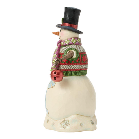 Jim Shore Jim Shore Snowman and Hanging Sign Figurine