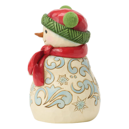Jim Shore Jim Shore Snowman Pom Pom Hat Figurine