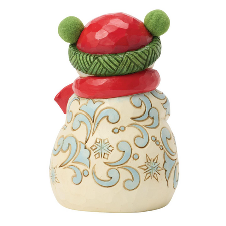 Jim Shore Jim Shore Snowman Pom Pom Hat Figurine