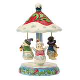 Jim Shore Jim Shore Rotating Snowman Carousel Figurine