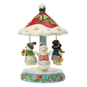 Jim Shore Jim Shore Rotating Snowman Carousel Figurine