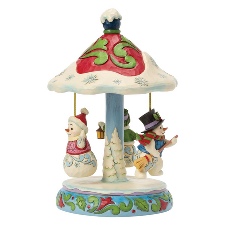 Jim Shore Jim Shore Rotating Snowman Carousel Figurine