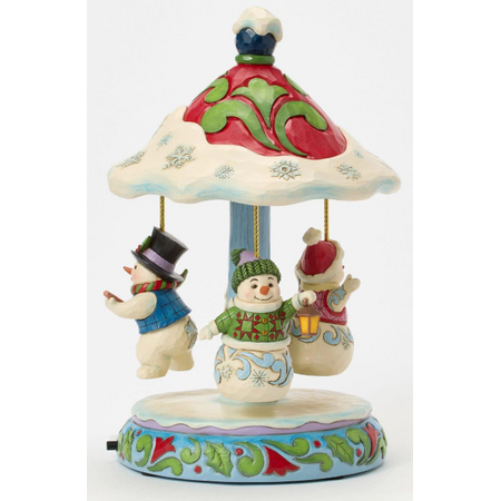 Jim Shore Jim Shore Rotating Snowman Carousel Figurine