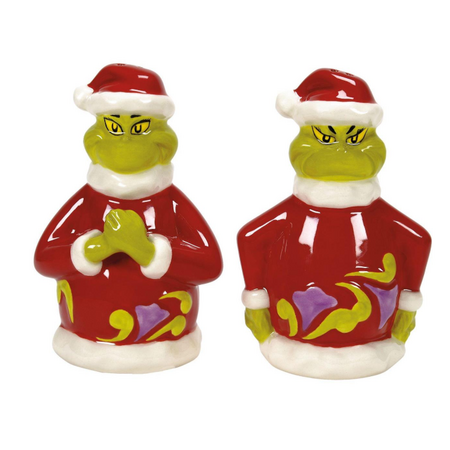 Jim Shore Jim Shore Grinch Naughty and Nice Salt & Pepper Set