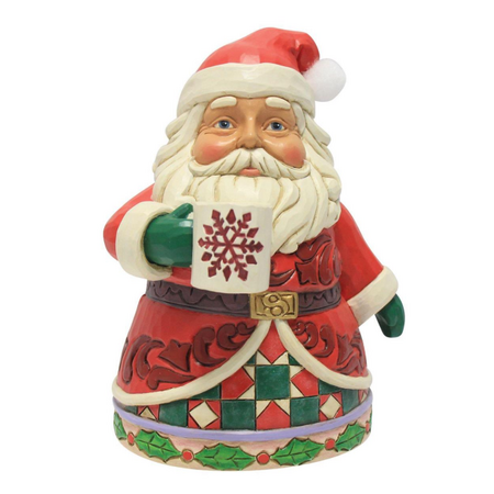 Jim Shore Jim Shore Santa Drinking Hot Cocoa Figurine