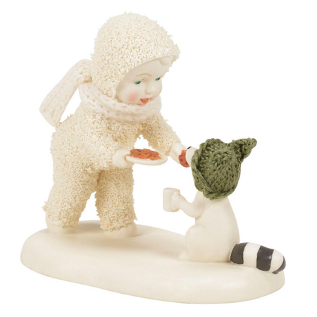 Snowbabies Snowbabies Raccoon Treat Figurine