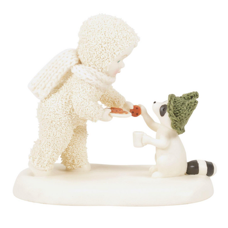 Snowbabies Snowbabies Raccoon Treat Figurine