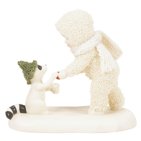 Snowbabies Snowbabies Raccoon Treat Figurine