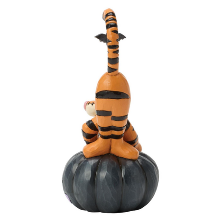 Jim Shore Jim Shore Tigger on Black Jack-O-Lantern Figurine