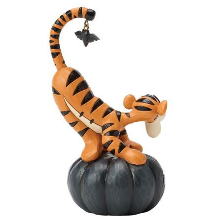 Jim Shore Jim Shore Tigger on Black Jack-O-Lantern Figurine