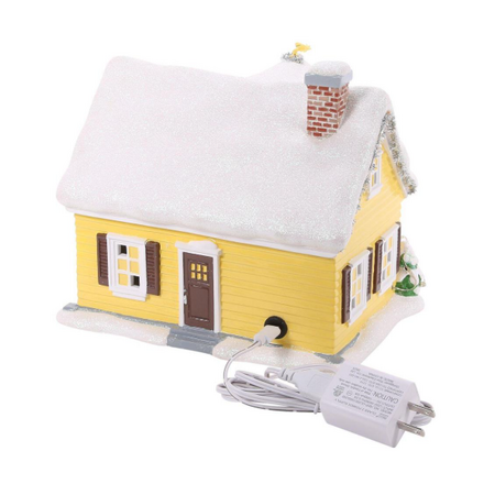 Department 56 Peanuts Village Van Pelt Residence Lit House