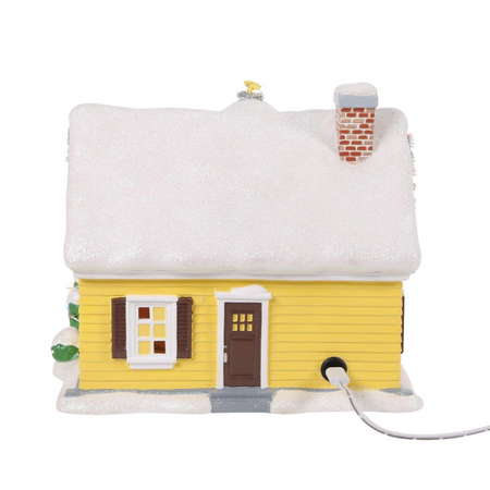 Department 56 Peanuts Village Van Pelt Residence Lit House