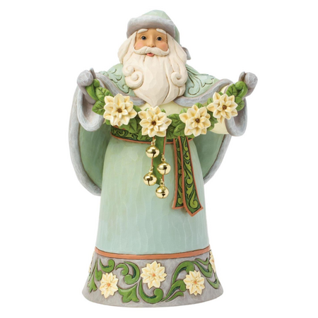 Jim Shore Jim Shore Opal & Moss White Santa Figurine