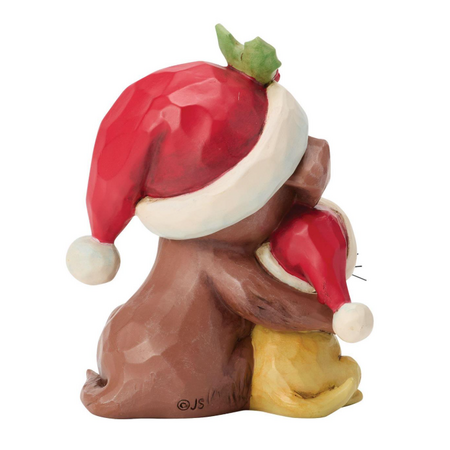 Jim Shore Jim Shore Hugging Dog & Cat Mini Figurine