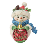 Jim Shore Jim Shore Snowman Ball Ornament Mini Figurine