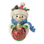 Jim Shore Jim Shore Snowman Ball Ornament Mini Figurine