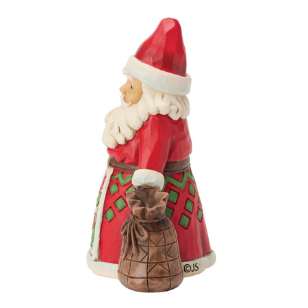 Jim Shore Jim Shore Santa with Toy Bag Mini Figurine