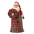 Jim Shore Jim Shore Santa with Wreath & Poinsettia Figurine