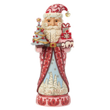 Jim Shore Jim Shore Nutcracker Santa Tree Red & Pink Figurine