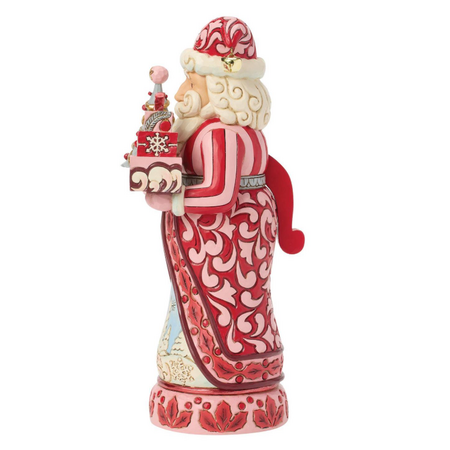 Jim Shore Jim Shore Nutcracker Santa Tree Red & Pink Figurine