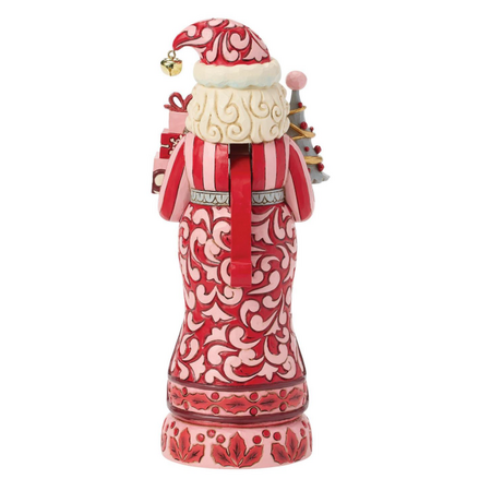 Jim Shore Jim Shore Nutcracker Santa Tree Red & Pink Figurine