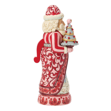 Jim Shore Jim Shore Nutcracker Santa Tree Red & Pink Figurine