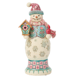 Jim Shore Jim Shore Snowman Nutcracker Pastel Figurine