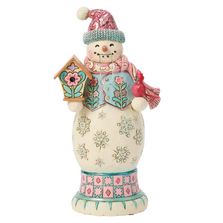 Jim Shore Jim Shore Snowman Nutcracker Pastel Figurine