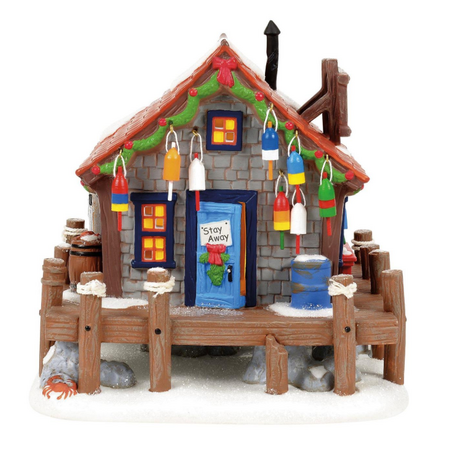 Department 56 Disney Village Pete's Crabby Christmas Lit House