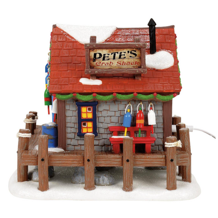 Department 56 Disney Village Pete's Crabby Christmas Lit House
