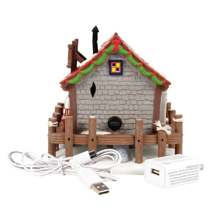 Department 56 Disney Village Pete's Crabby Christmas Lit House