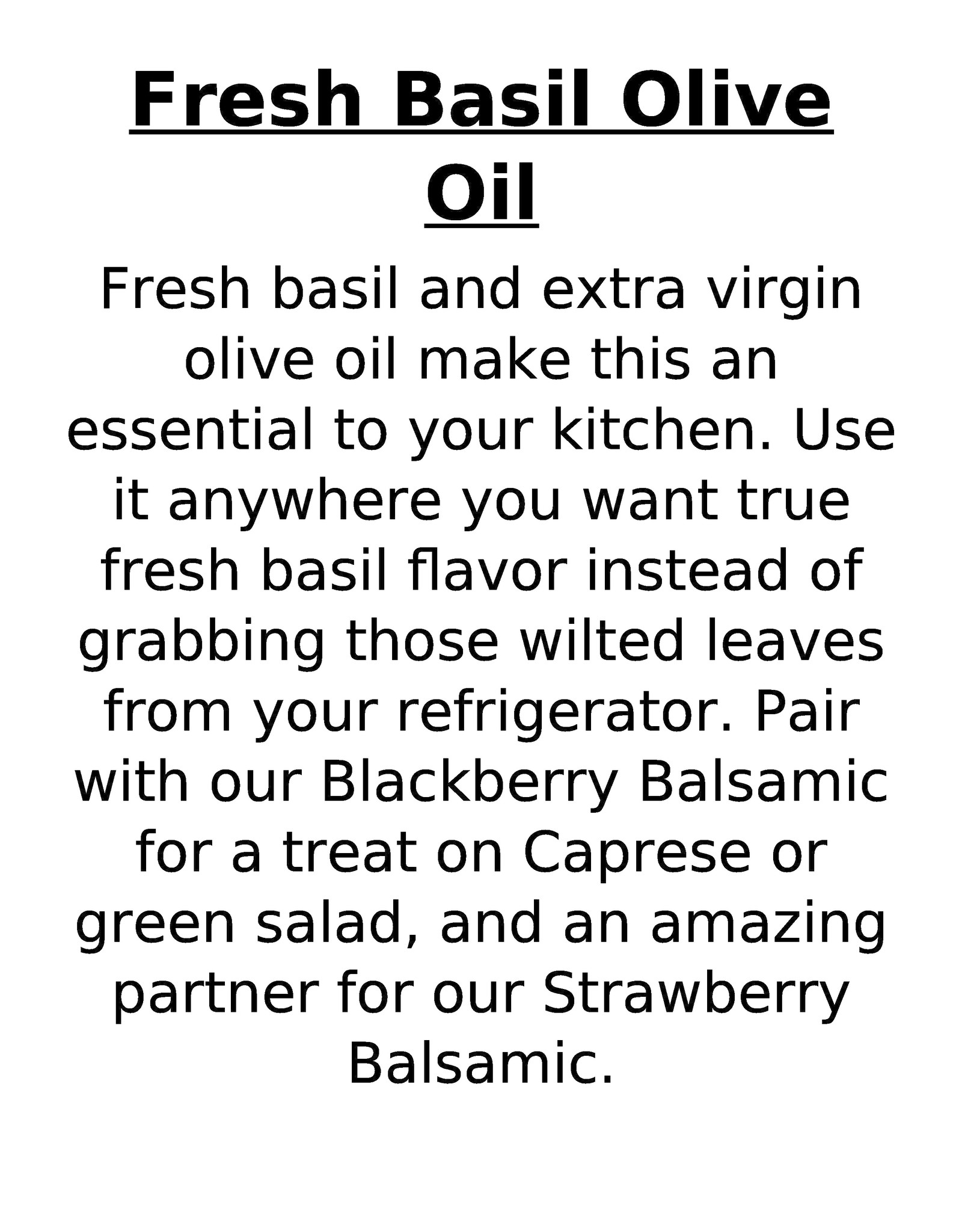 Olive Oil Refill