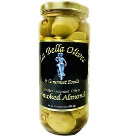 La Bella Olives Smoked Almond Stuffed Gourmet Olives