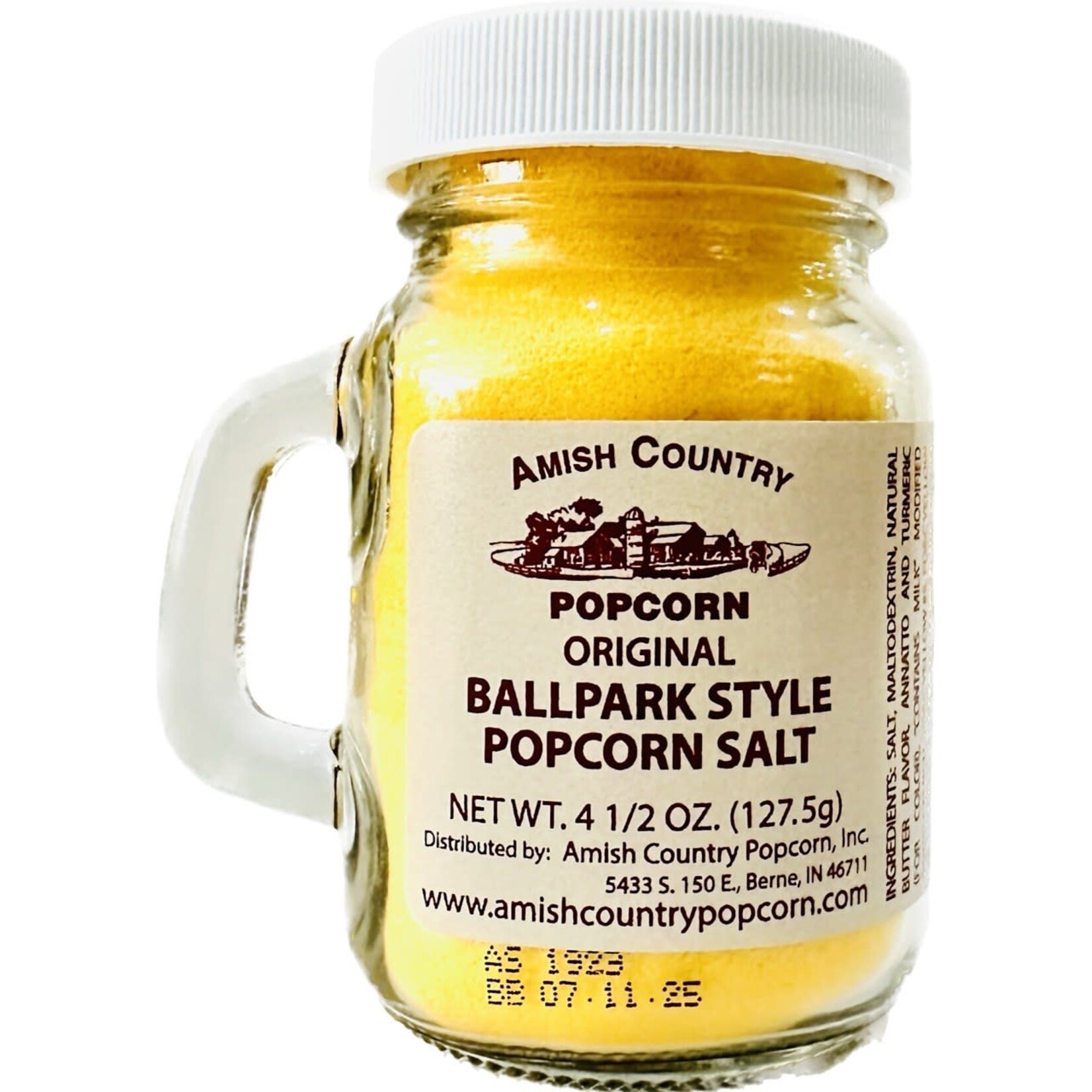 Amish Country Popcorn Ballpark Style Popcorn Salt-4.5 oz