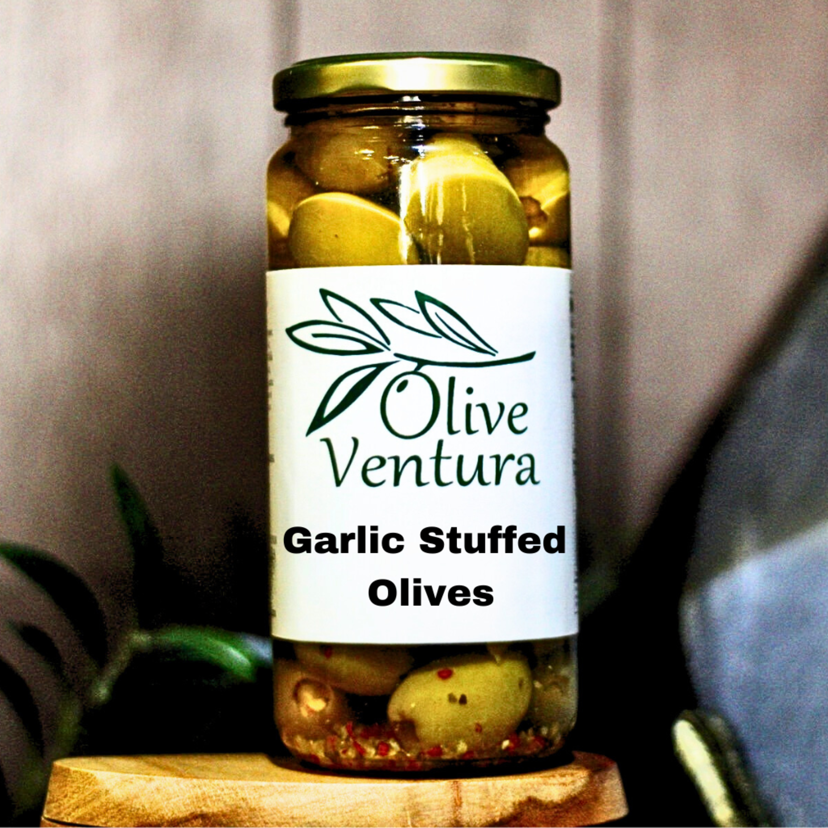 Olive Ventura Olive Ventura Olives - Garlic Stuffed