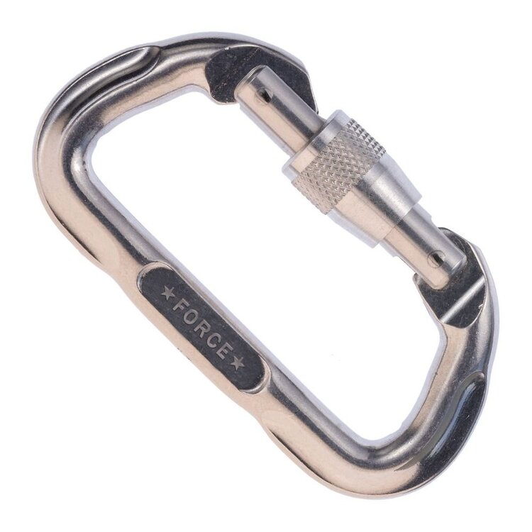 NRS SMC Force D Screw-Lok Carabiner  Bright Gate