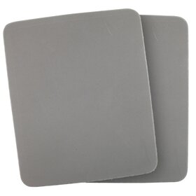 Padz Canoe Flat Knee Pads Gray Pair