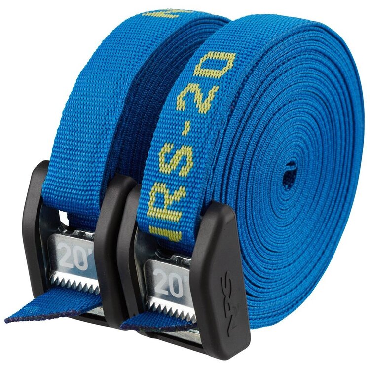 NRS NRS Buckle Bumper Straps Pair Iconic Blue