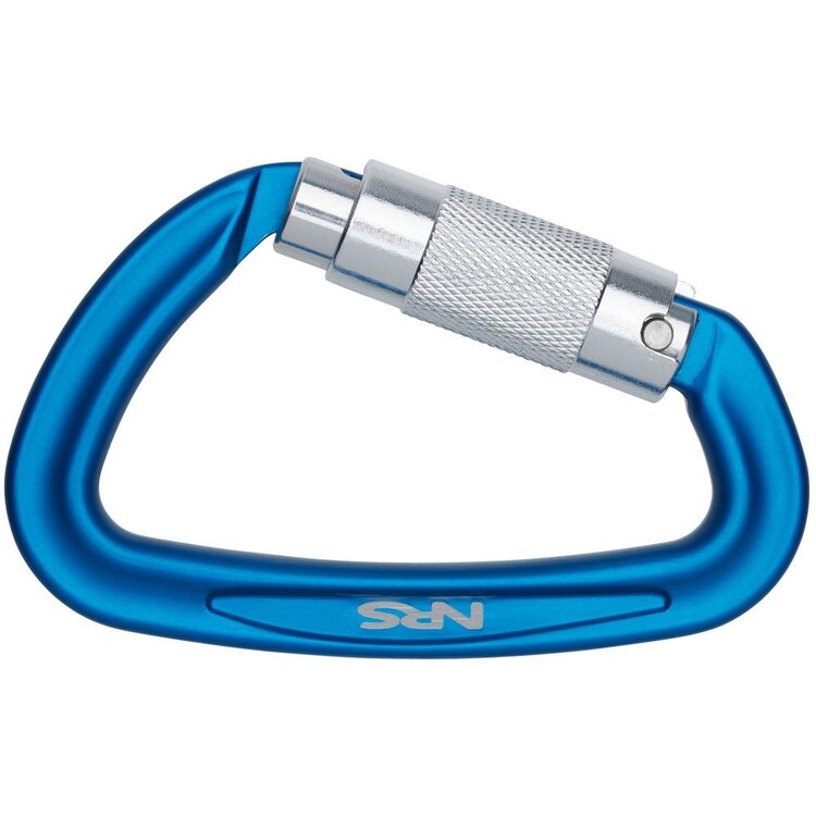 NRS NRS Sliq Triple Lock Carabiner - Bright/Blue