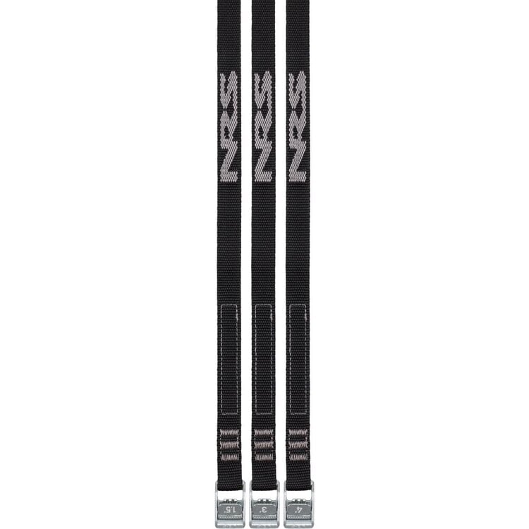 NRS NRS 5/8" Micro Straps 1.5' Pair Stealth Black