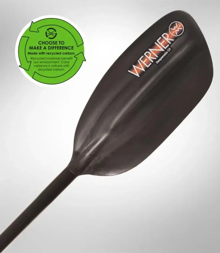 Werner Paddles Werner Desperado CF Straight Shaft Kayak Paddle