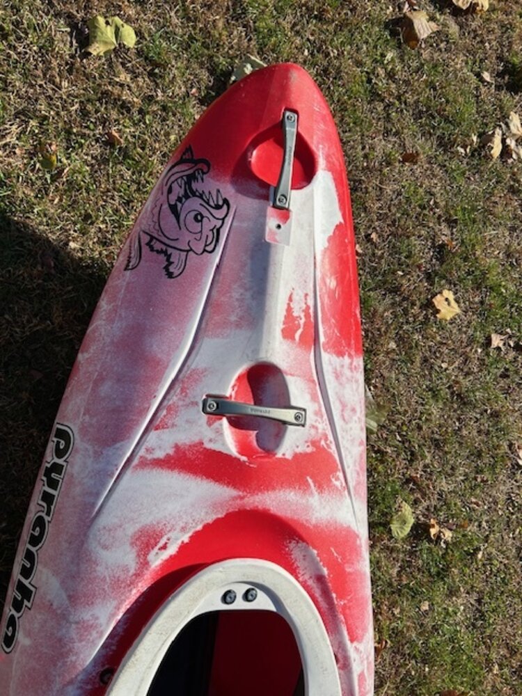 Pyranha Machno kayak Medium Red-White-Grey - consignment