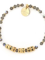 Little Words Project Gold Lettered Bracelets Let It Be