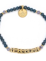 Little Words Project Gold Lettered Bracelets Thankful