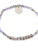 Little Words Project Silver Lettered Bracelets My Person